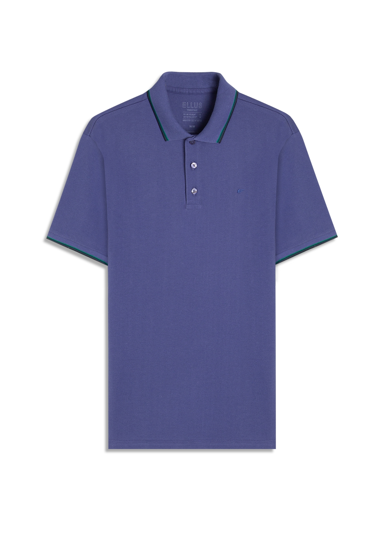 Polo Piquet Easa Friso Azul