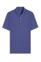 Polo Piquet Easa Friso Azul