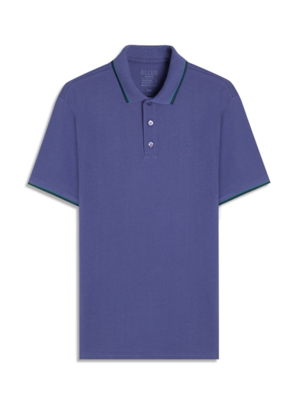 Polo Piquet Easa Friso Azul