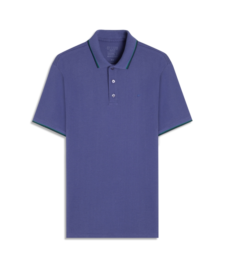 Polo Piquet Easa Friso Azul