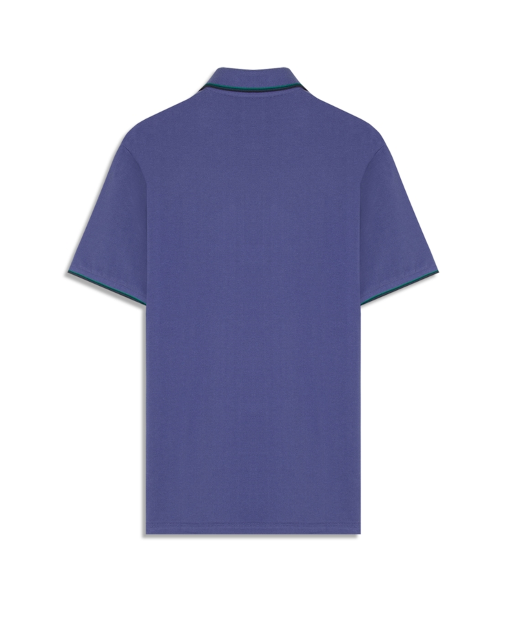 Polo Piquet Easa Friso Azul