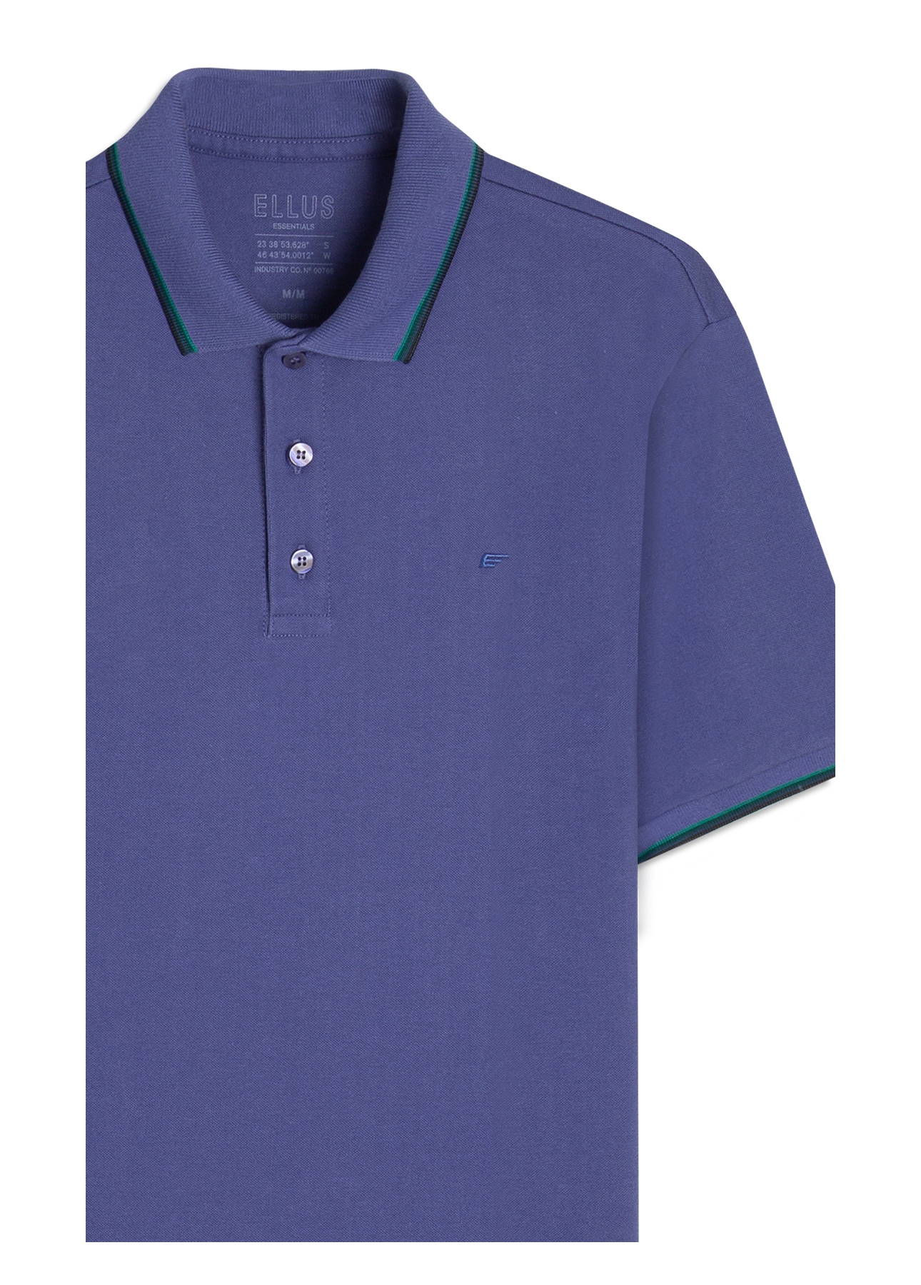 Polo Piquet Easa Friso Azul