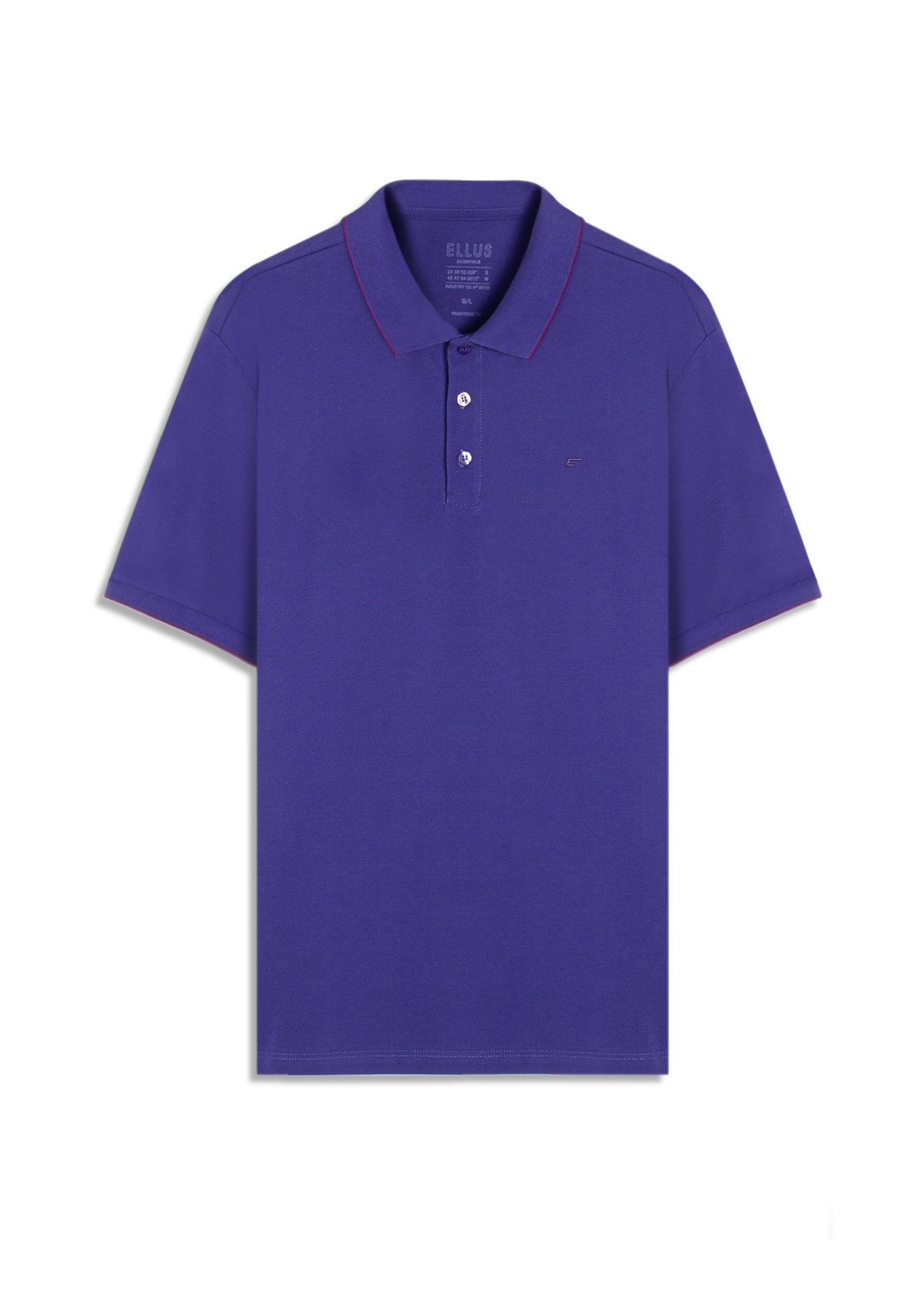 Polo Piquet Easa Friso Azul Carbono
