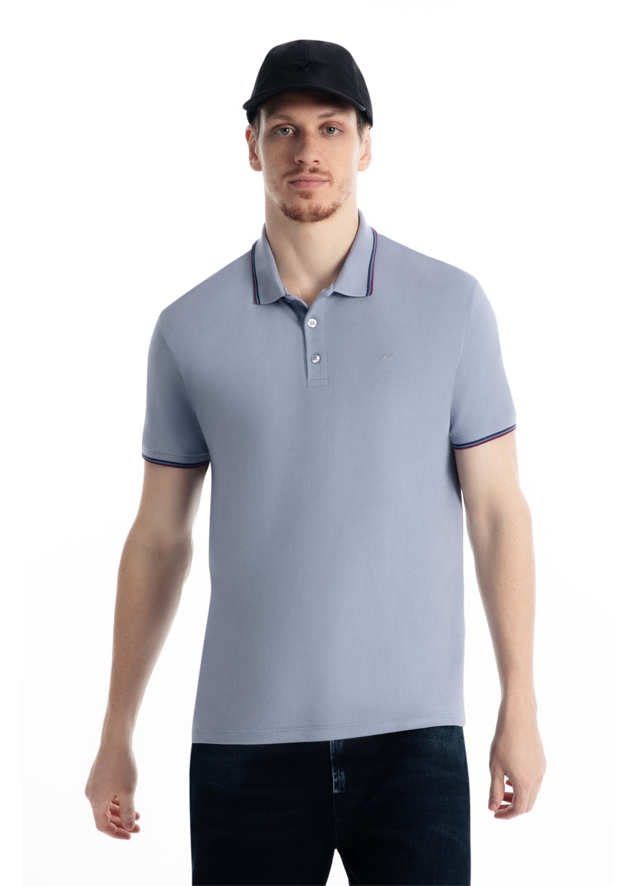 Polo Piquet Easa Friso Blue Vintage