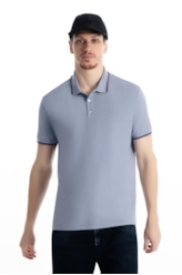 Polo Piquet Easa Friso Blue Vintage