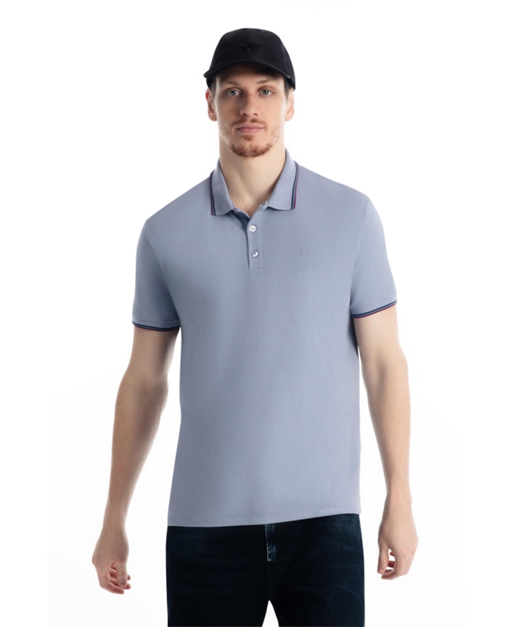 Polo Piquet Easa Friso Blue Vintage