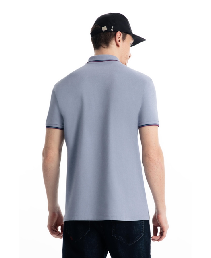 Polo Piquet Easa Friso Blue Vintage