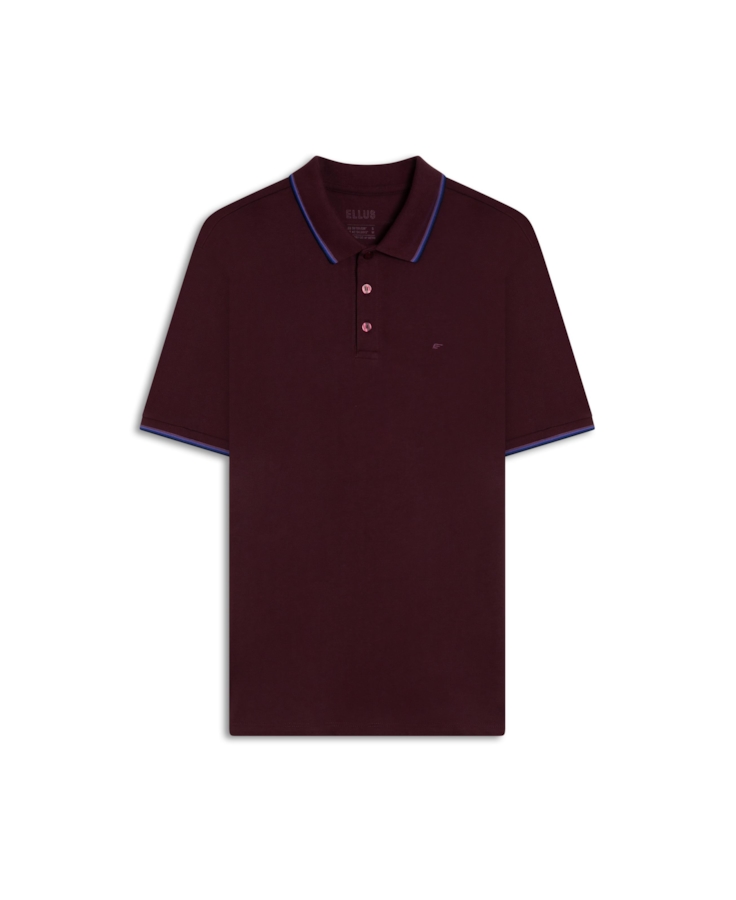 Polo Piquet Easa Friso Bordeaux