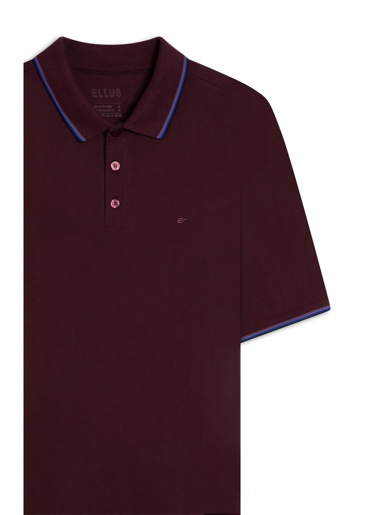 Polo Piquet Easa Friso Bordeaux
