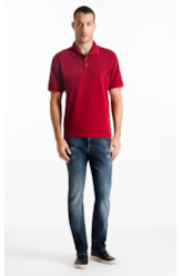 Polo Piquet Easa Friso Cereja
