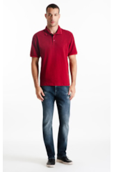 Polo Piquet Easa Friso Cereja