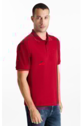 Polo Piquet Easa Friso Cereja