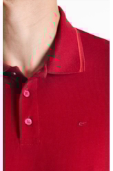 Polo Piquet Easa Friso Cereja