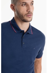 Polo Piquet Easa Friso Dark Navy