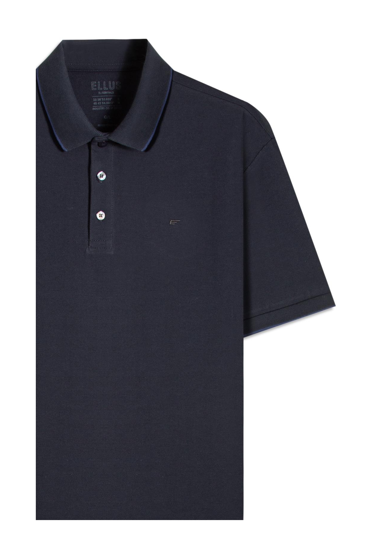 Polo Piquet Easa Friso Dark Navy