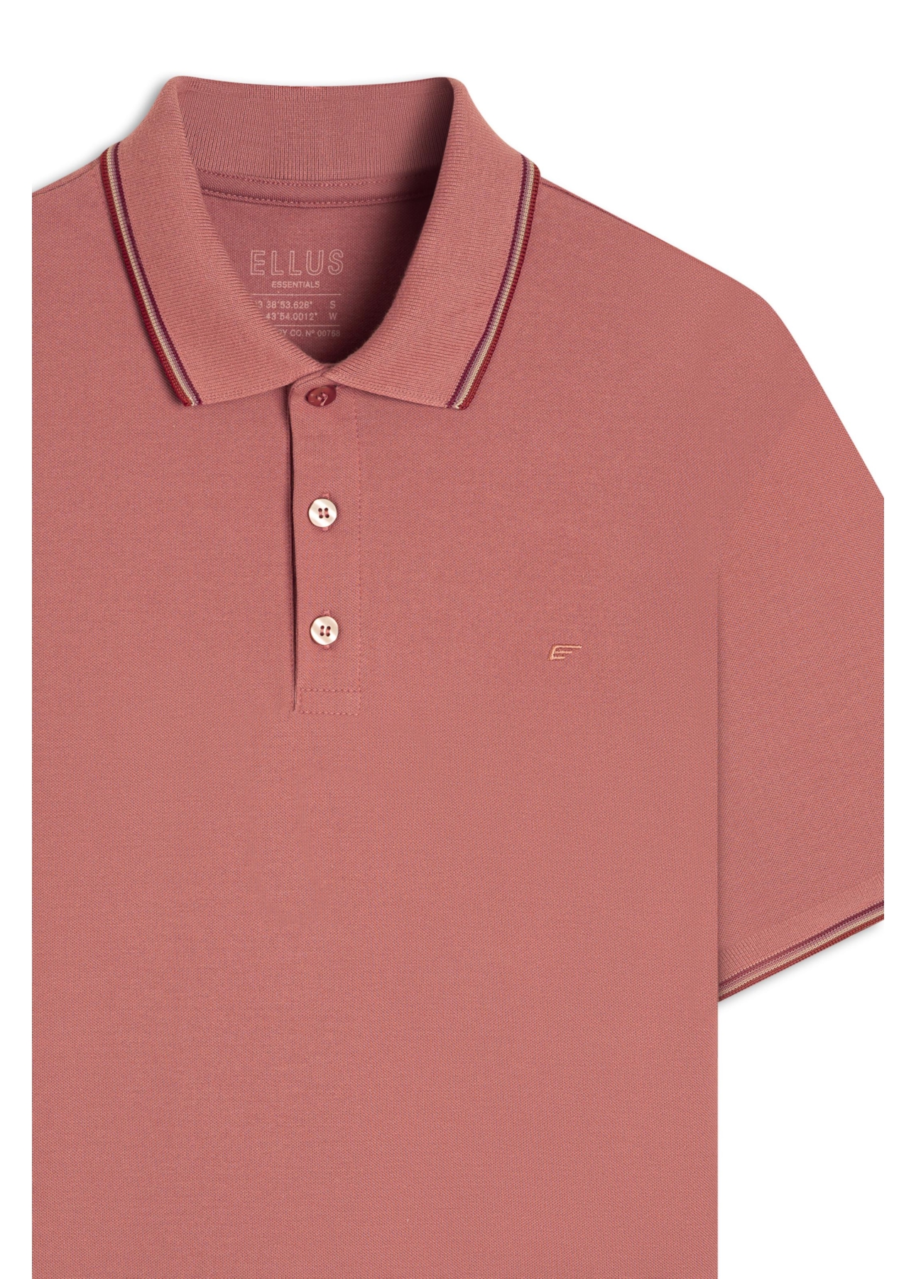 Polo Piquet Easa Friso Goiaba