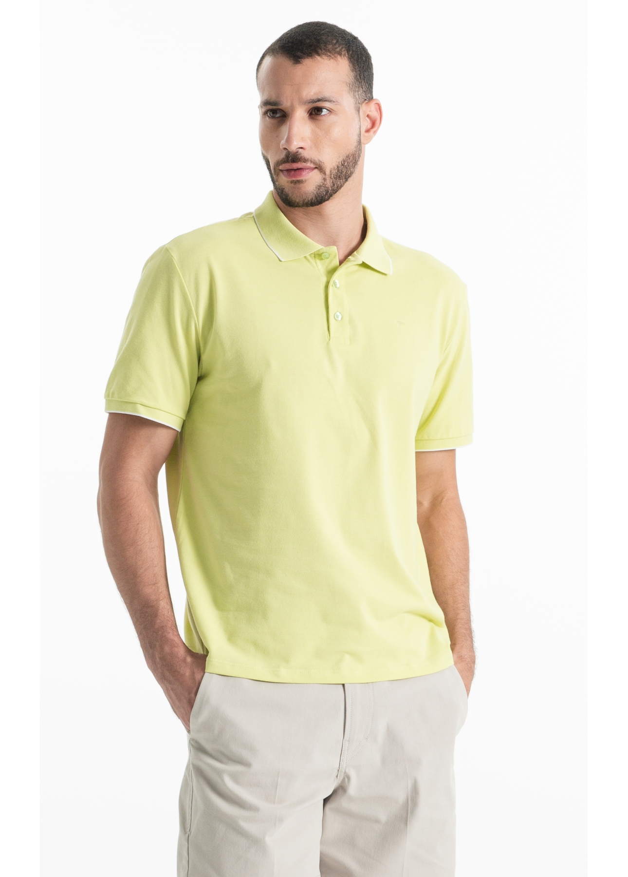 Polo Piquet Easa Friso Lemon