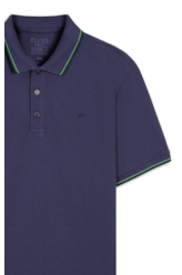 Polo Piquet Easa Friso Purple Blue