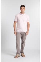 Polo Piquet Easa Friso Rosa