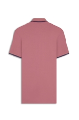 Polo Piquet Easa Friso Rosa Dusty