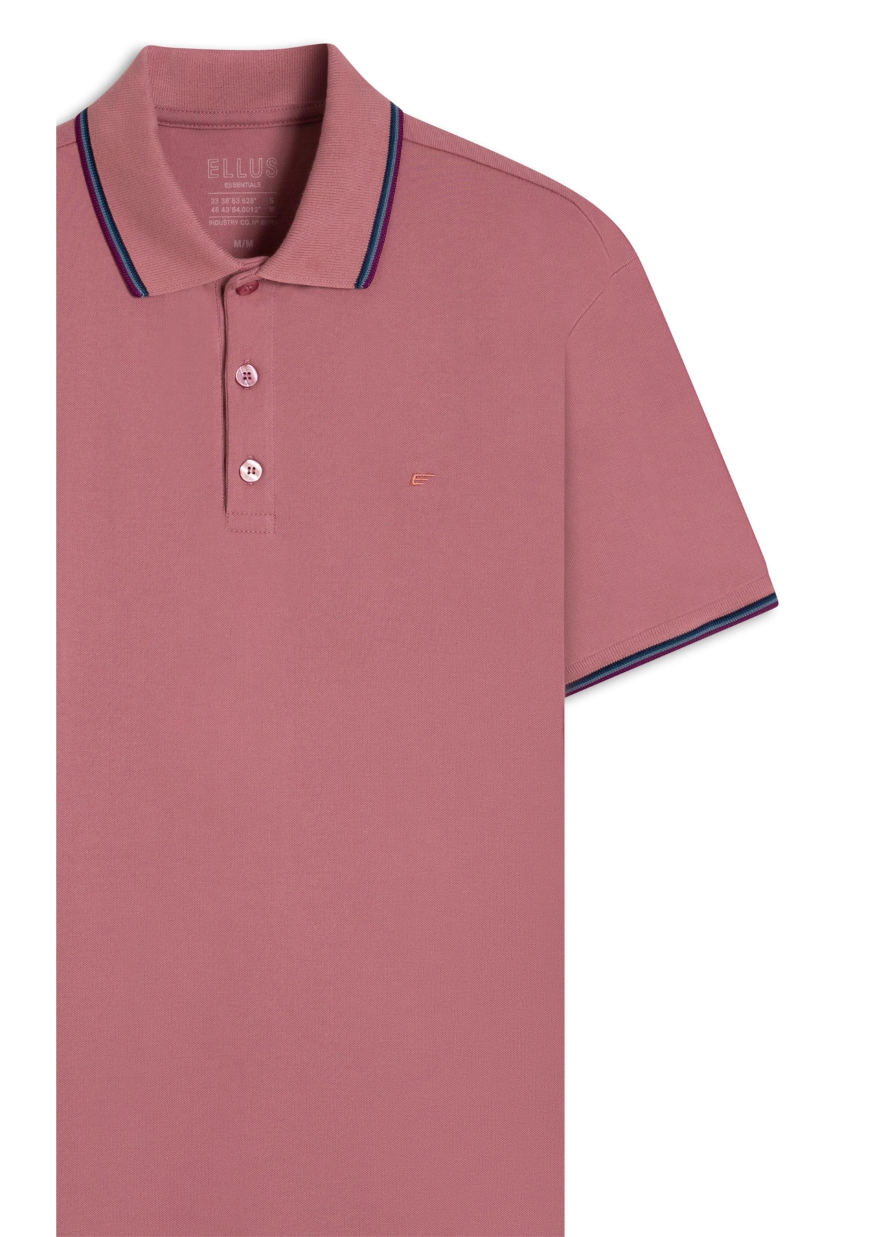 Polo Piquet Easa Friso Rosa Dusty