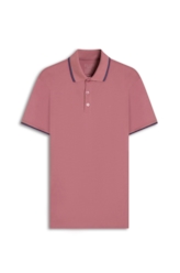 Polo Piquet Easa Friso Rosa Dusty