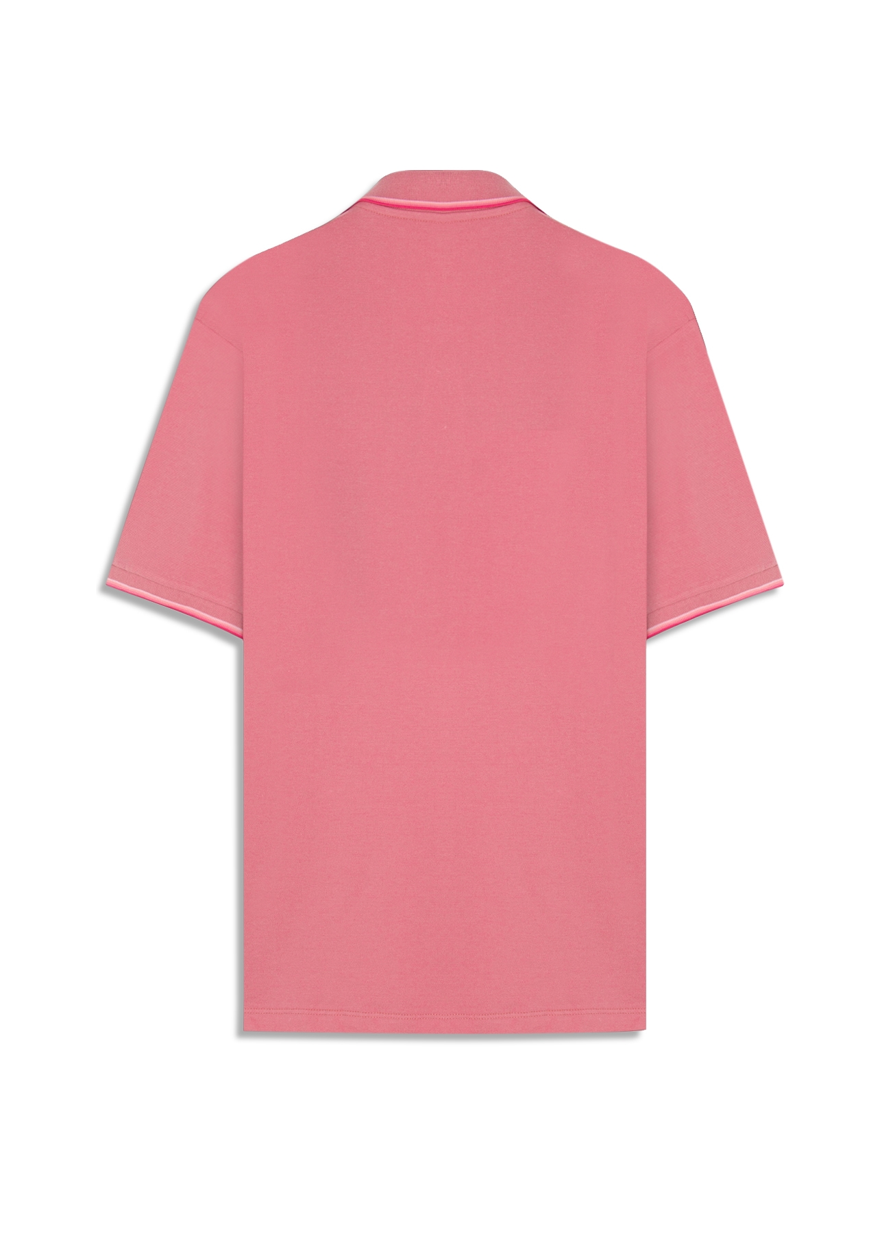 Polo Piquet Easa Friso Rosa Gum
