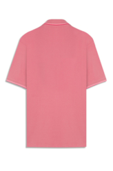 Polo Piquet Easa Friso Rosa Gum