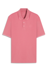 Polo Piquet Easa Friso Rosa Gum