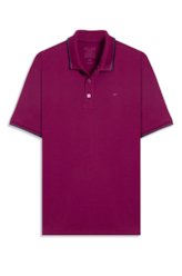 Polo Piquet Easa Friso Roxo