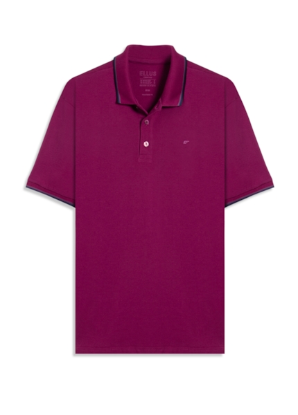 Polo Piquet Easa Friso Roxo