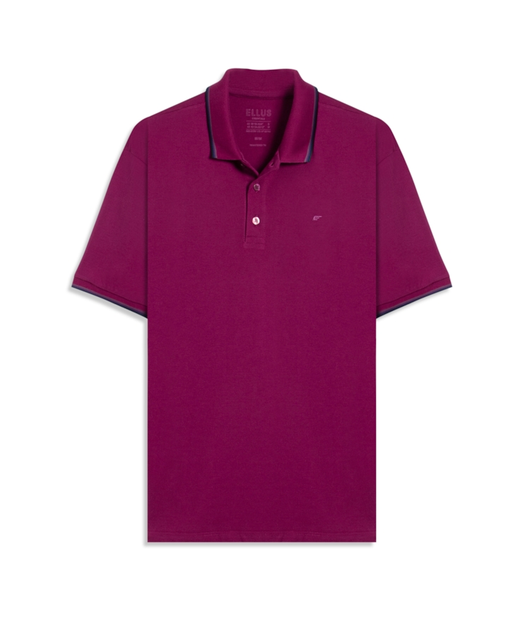Polo Piquet Easa Friso Roxo