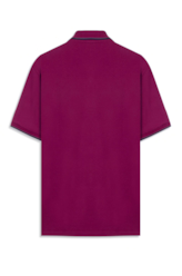 Polo Piquet Easa Friso Roxo