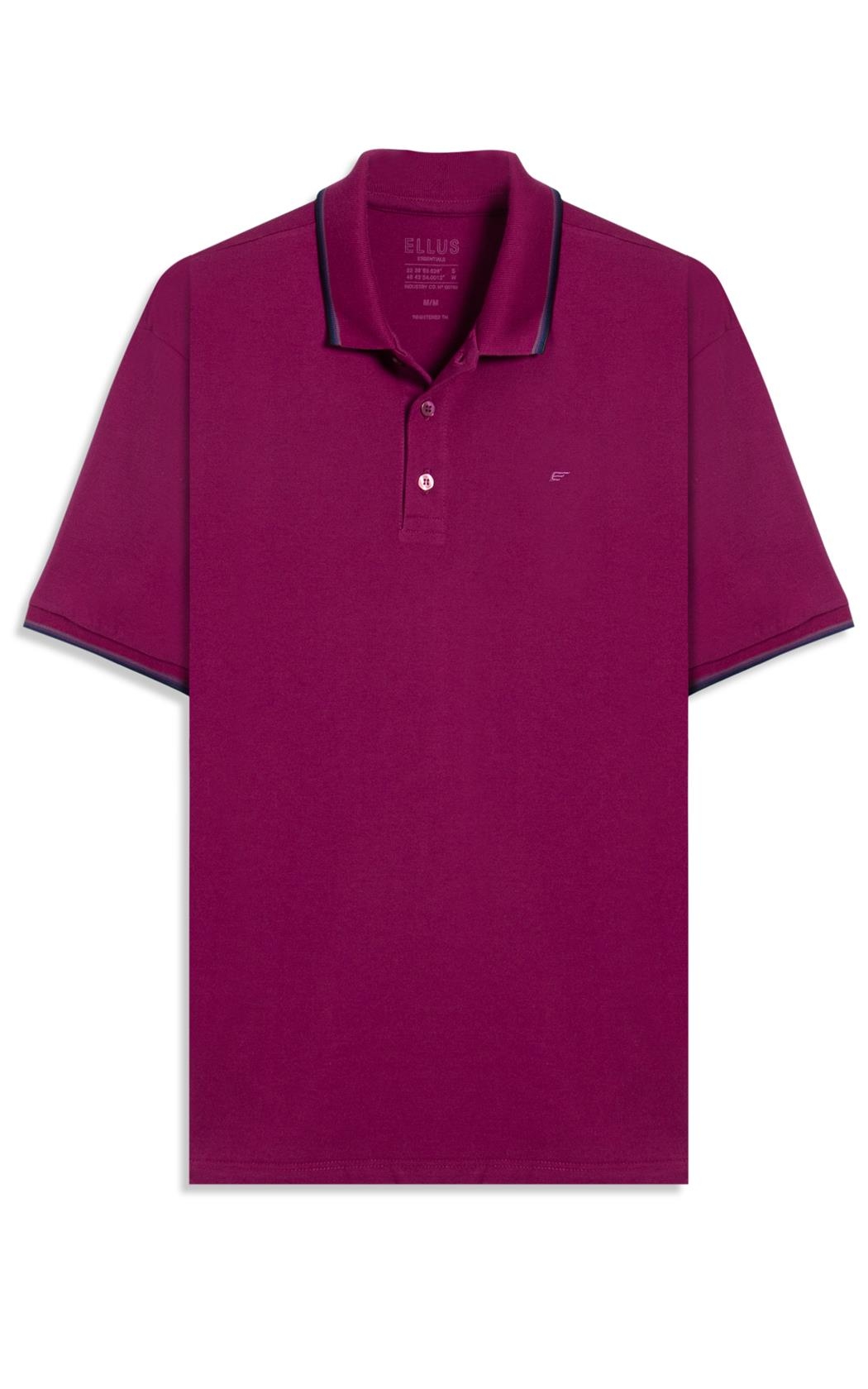 Polo Piquet Easa Friso Roxo