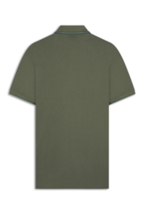 Polo Piquet Easa Friso Verde Army