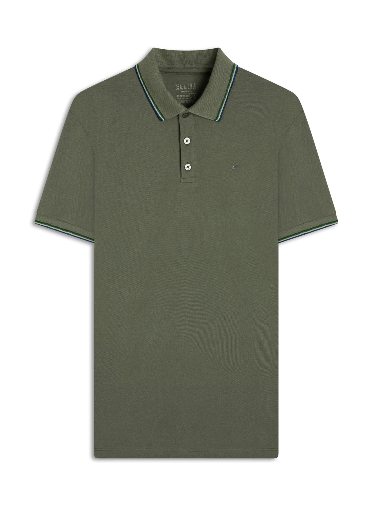 Polo Piquet Easa Friso Verde Army