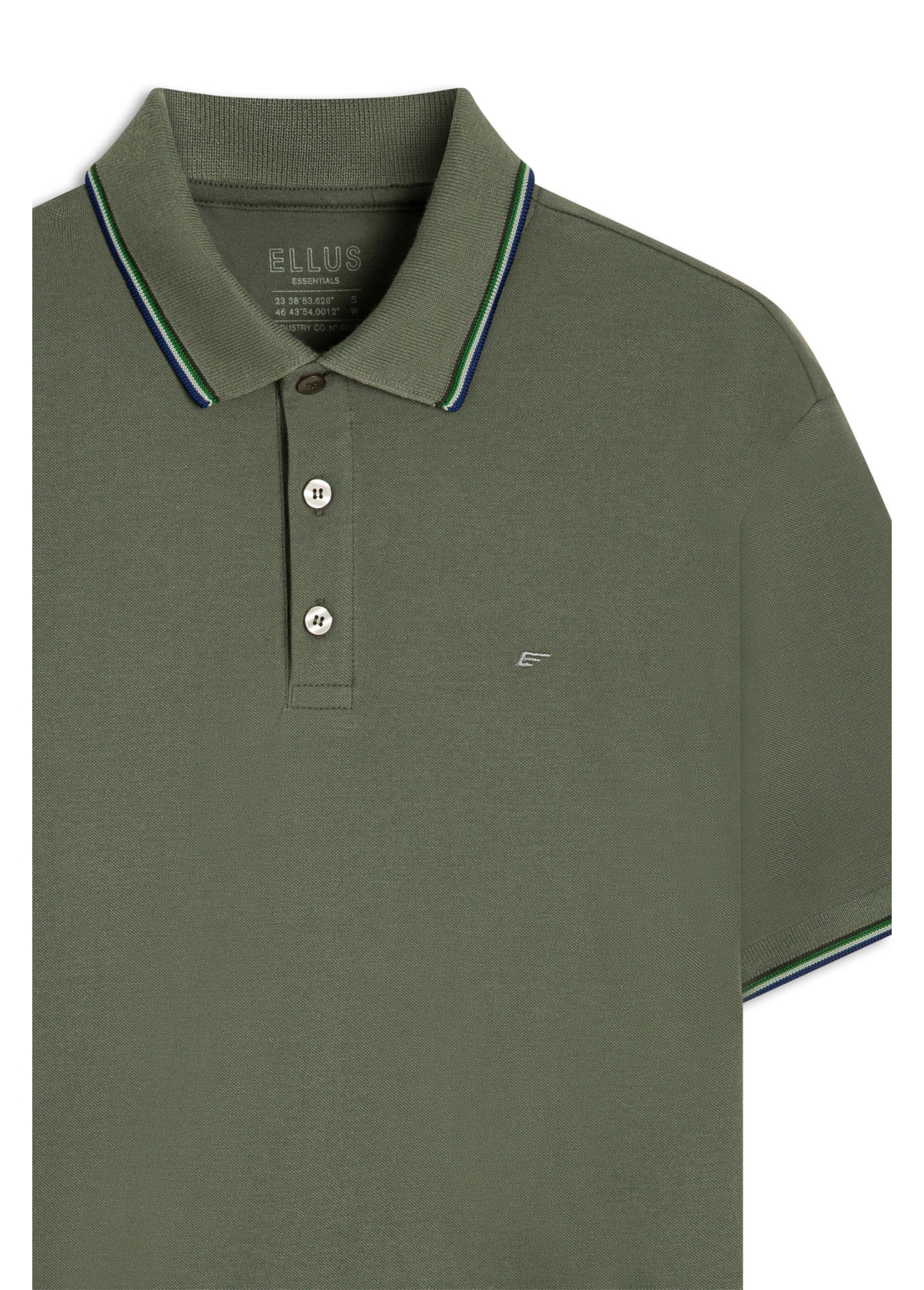 Polo Piquet Easa Friso Verde Army
