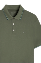 Polo Piquet Easa Friso Verde Army