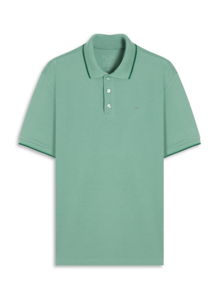 Polo Piquet Easa Friso Verde Maca