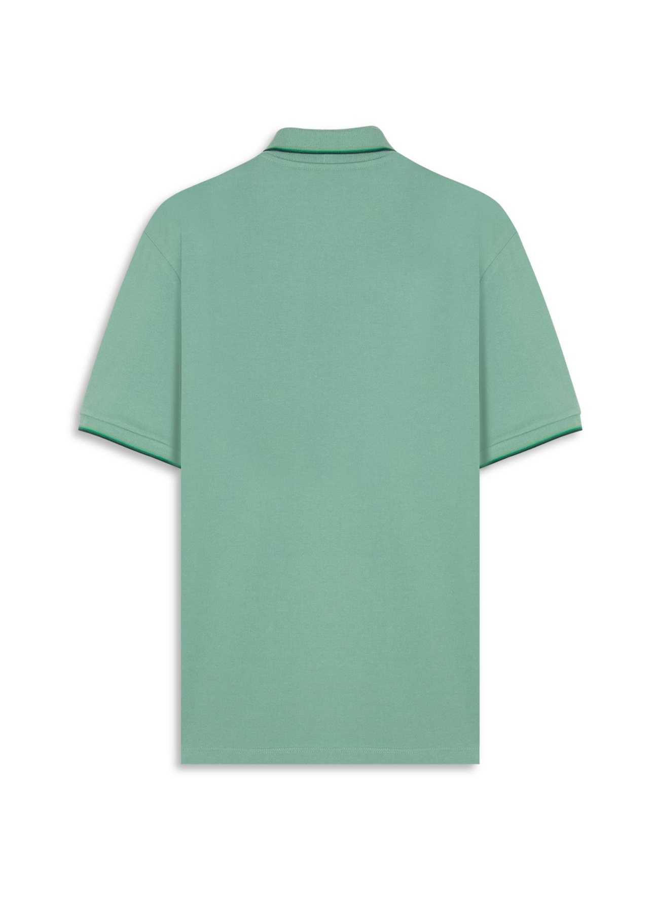 Polo Piquet Easa Friso Verde Maca