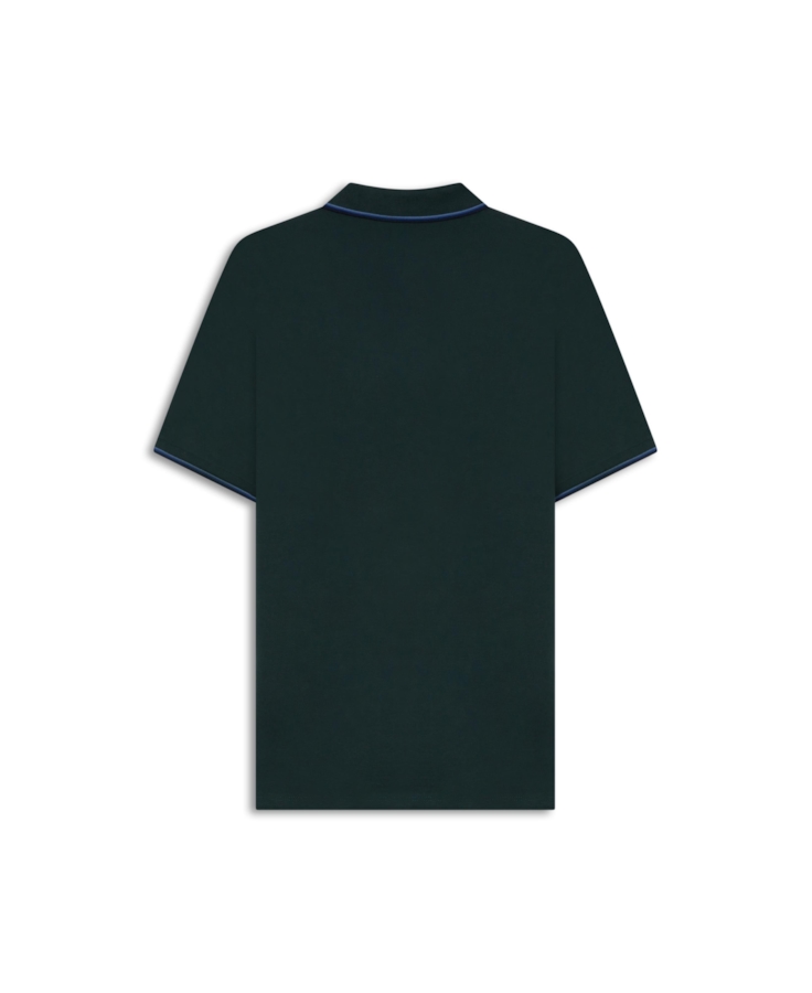 Polo Piquet Easa Friso Verde Musgo