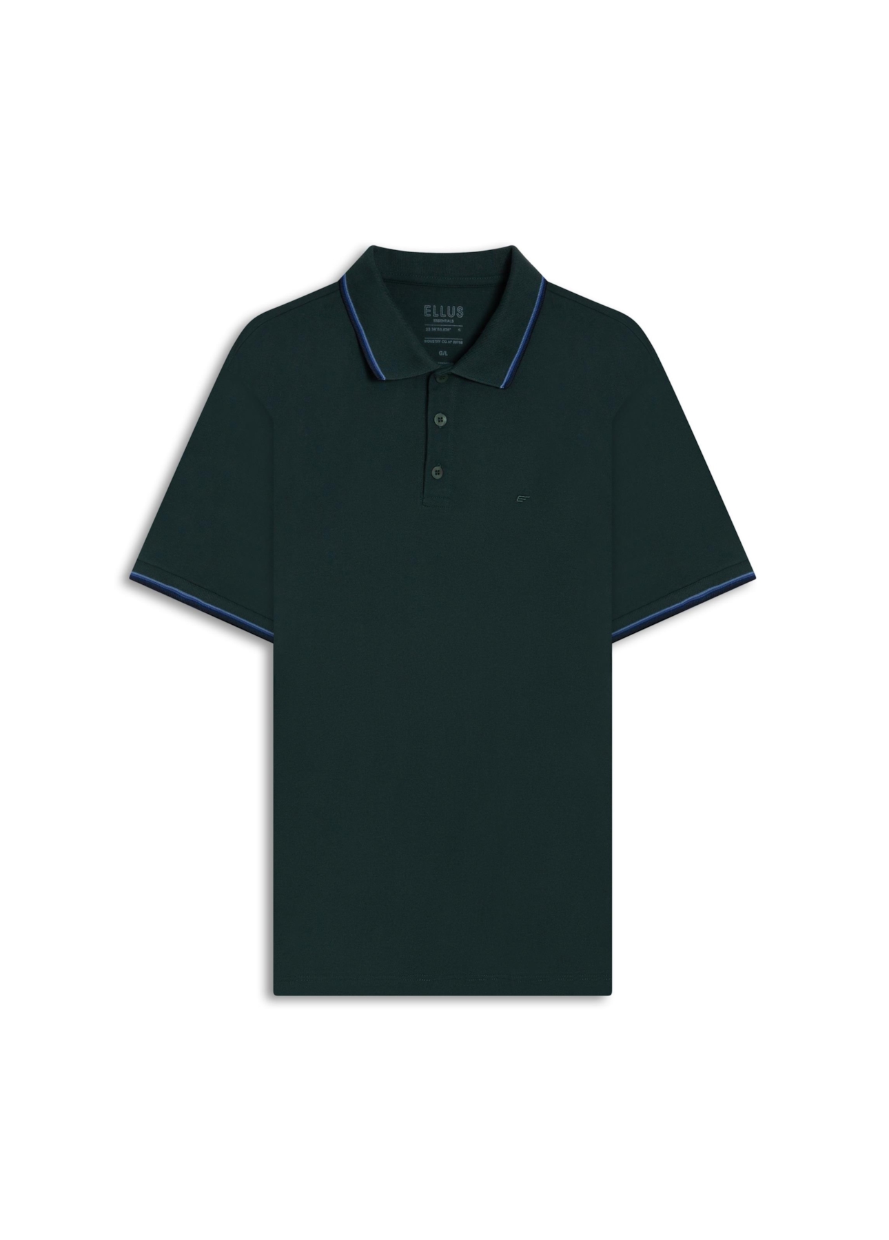 Polo Piquet Easa Friso Verde Musgo
