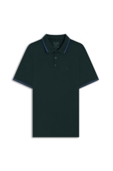 Polo Piquet Easa Friso Verde Musgo