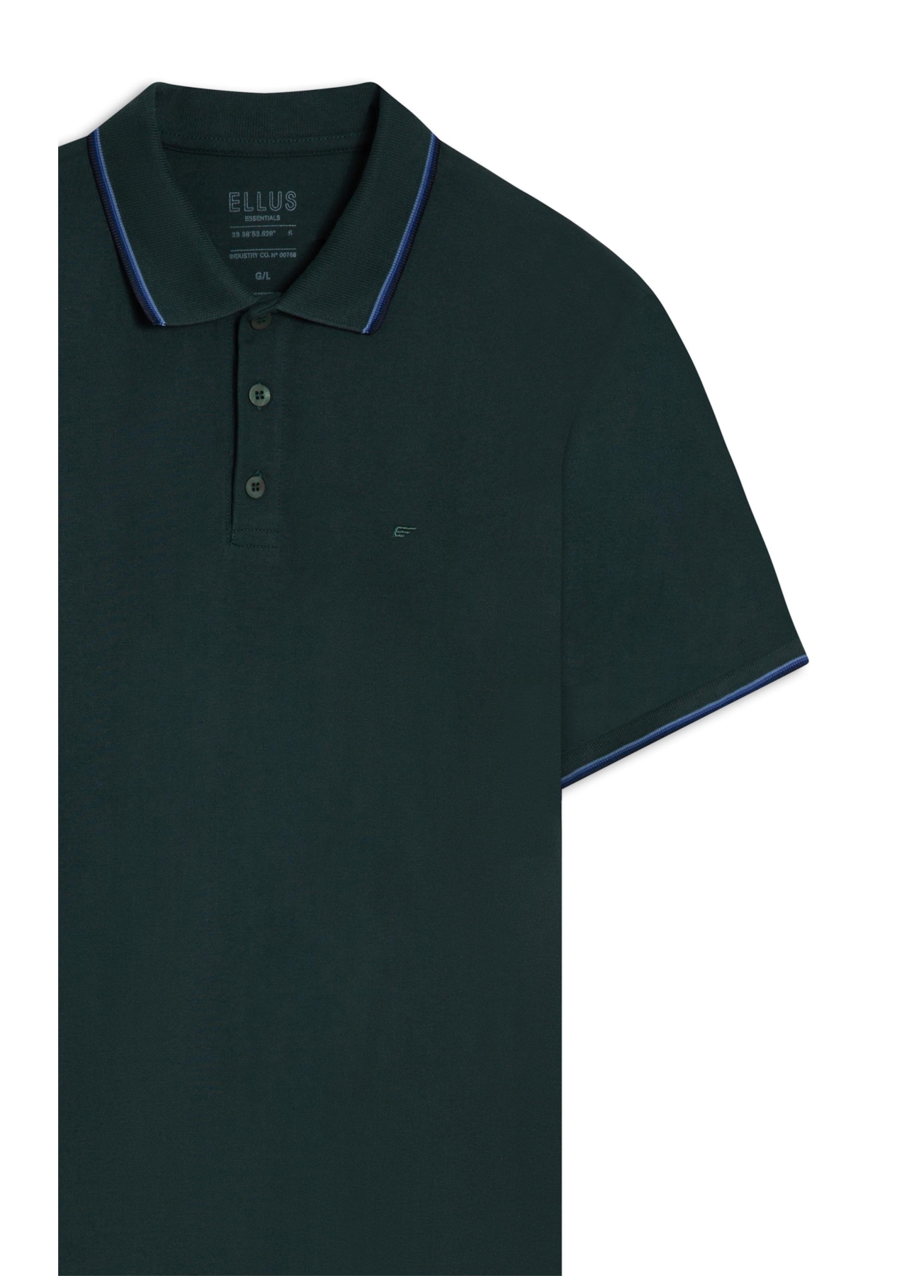 Polo Piquet Easa Friso Verde Musgo