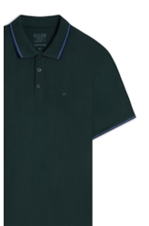 Polo Piquet Easa Friso Verde Musgo