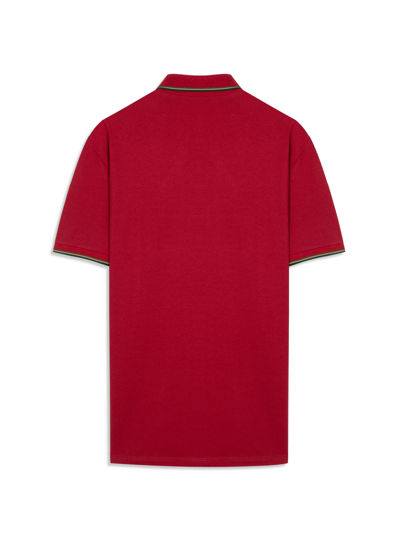 Polo Piquet Easa Friso Vermelho