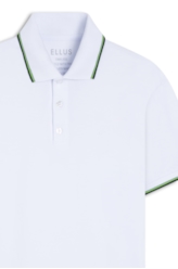 Polo Piquet Easa Frisos Branco