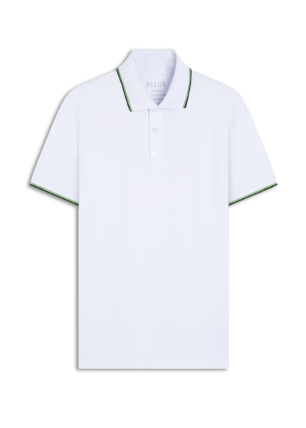 Polo Piquet Easa Frisos Branco