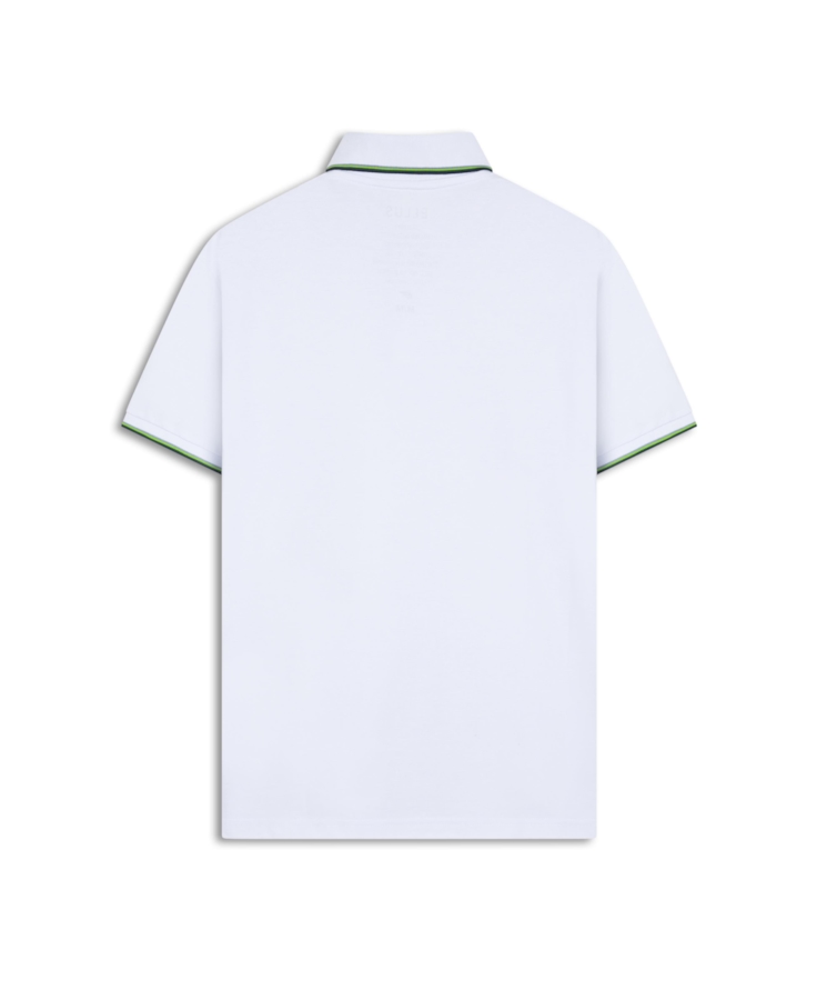 Polo Piquet Easa Frisos Branco