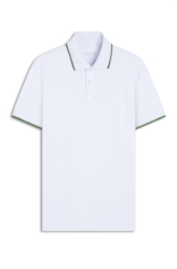 Polo Piquet Easa Frisos Branco